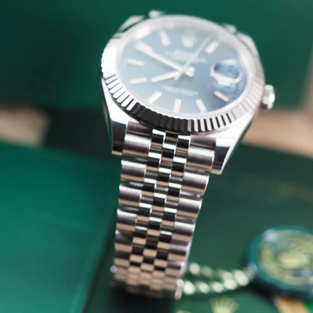 Rolex Datejust 41mm Blue Dial 126334 Jubilee