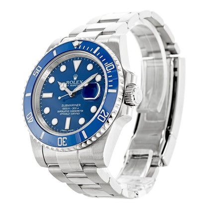Rolex Submariner 40mm Blue Dial 116619LB "Smurf"